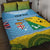 Personalised Malampa Fiji Day Quilt Bed Set 10 October Fijian Tapa Flag Style