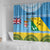 Personalised Malampa Fiji Day Shower Curtain 10 October Fijian Tapa Flag Style