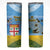 Malampa Fiji Day Skinny Tumbler 10 October Fijian Tapa Flag Style