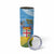 Malampa Fiji Day Skinny Tumbler 10 October Fijian Tapa Flag Style