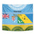 Personalised Malampa Fiji Day Tapestry 10 October Fijian Tapa Flag Style