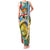 Vanuatu Malampa Fiji Day Family Matching Tank Maxi Dress and Hawaiian Shirt Happy 10 October With Maps Tropical Flowers