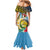 Vanuatu Malampa Fiji Day Mermaid Dress Happy 10 October With Maps Tropical Flowers