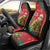 Personalised New Zealand Kakapo Christmas Car Seat Cover Meri Kirihimete Silver Fern Mix Pohutukawa