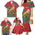 Personalised New Zealand Kakapo Christmas Family Matching Mermaid Dress and Hawaiian Shirt Meri Kirihimete Silver Fern Mix Pohutukawa