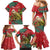 Personalised New Zealand Kakapo Christmas Family Matching Mermaid Dress and Hawaiian Shirt Meri Kirihimete Silver Fern Mix Pohutukawa