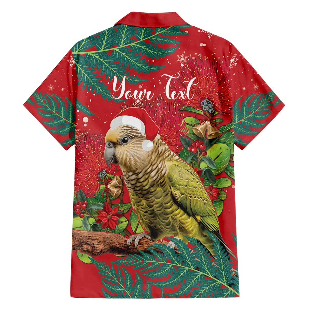 Personalised New Zealand Kakapo Christmas Family Matching Puletasi and Hawaiian Shirt Meri Kirihimete Silver Fern Mix Pohutukawa LT14 - Polynesian Pride
