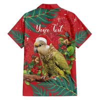 Personalised New Zealand Kakapo Christmas Family Matching Puletasi and Hawaiian Shirt Meri Kirihimete Silver Fern Mix Pohutukawa LT14 - Polynesian Pride