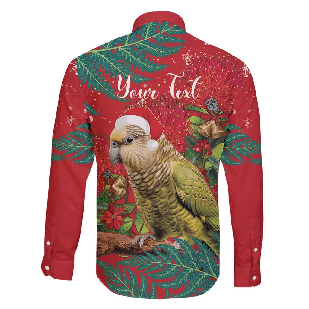 Personalised New Zealand Kakapo Christmas Family Matching Puletasi and Hawaiian Shirt Meri Kirihimete Silver Fern Mix Pohutukawa LT14 - Polynesian Pride