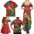 Personalised New Zealand Kakapo Christmas Family Matching Summer Maxi Dress and Hawaiian Shirt Meri Kirihimete Silver Fern Mix Pohutukawa