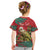 Personalised New Zealand Kakapo Christmas Kid T Shirt Meri Kirihimete Silver Fern Mix Pohutukawa