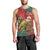 Personalised New Zealand Kakapo Christmas Men Tank Top Meri Kirihimete Silver Fern Mix Pohutukawa