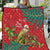 Personalised New Zealand Kakapo Christmas Quilt Meri Kirihimete Silver Fern Mix Pohutukawa