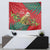 Personalised New Zealand Kakapo Christmas Tapestry Meri Kirihimete Silver Fern Mix Pohutukawa