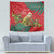 Personalised New Zealand Kakapo Christmas Tapestry Meri Kirihimete Silver Fern Mix Pohutukawa