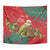 Personalised New Zealand Kakapo Christmas Tapestry Meri Kirihimete Silver Fern Mix Pohutukawa