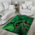 New Zealand Gecko Christmas Area Rug Meri Kirihimete Paua Shell Mix Pohutukawa