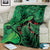 New Zealand Gecko Christmas Blanket Meri Kirihimete Paua Shell Mix Pohutukawa