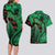 New Zealand Gecko Christmas Couples Matching Long Sleeve Bodycon Dress and Hawaiian Shirt Meri Kirihimete Paua Shell Mix Pohutukawa