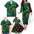 New Zealand Gecko Christmas Family Matching Off The Shoulder Long Sleeve Dress and Hawaiian Shirt Meri Kirihimete Paua Shell Mix Pohutukawa