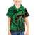 New Zealand Gecko Christmas Family Matching Off Shoulder Short Dress and Hawaiian Shirt Meri Kirihimete Paua Shell Mix Pohutukawa