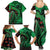 New Zealand Gecko Christmas Family Matching Summer Maxi Dress and Hawaiian Shirt Meri Kirihimete Paua Shell Mix Pohutukawa