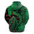 New Zealand Gecko Christmas Hoodie Meri Kirihimete Paua Shell Mix Pohutukawa