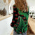 New Zealand Gecko Christmas Women Casual Shirt Meri Kirihimete Paua Shell Mix Pohutukawa