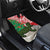 Personalised New Zealand Tuatara Christmas Car Mats Meri Kirihimete Aotearoa Maori Mix Pohutukawa