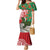 Personalised New Zealand Tuatara Christmas Family Matching Mermaid Dress and Hawaiian Shirt Meri Kirihimete Aotearoa Maori Mix Pohutukawa