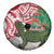 Personalised New Zealand Tuatara Christmas Spare Tire Cover Meri Kirihimete Aotearoa Maori Mix Pohutukawa