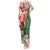 Personalised New Zealand Tuatara Christmas Tank Maxi Dress Meri Kirihimete Aotearoa Maori Mix Pohutukawa