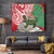 Personalised New Zealand Tuatara Christmas Tapestry Meri Kirihimete Aotearoa Maori Mix Pohutukawa