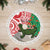 Personalised New Zealand Tuatara Christmas Tree Skirt Meri Kirihimete Aotearoa Maori Mix Pohutukawa