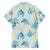Pastel Cyan Tropical Hawaii Family Matching Tank Maxi Dress and Hawaiian Shirt Seamless Monstera Plumeria Hawaiian Pattern - Polynesian Pride