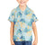 Pastel Cyan Tropical Hawaii Family Matching Tank Maxi Dress and Hawaiian Shirt Seamless Monstera Plumeria Hawaiian Pattern - Polynesian Pride