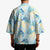 Pastel Cyan Tropical Hawaii Kimono Seamless Monstera Plumeria Hawaiian Pattern - Polynesian Pride