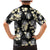 Black Tropical Hawaii Family Matching Mermaid Dress and Hawaiian Shirt Seamless Monstera Plumeria Hawaiian Pattern - Polynesian Pride