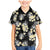 Black Tropical Hawaii Family Matching Mermaid Dress and Hawaiian Shirt Seamless Monstera Plumeria Hawaiian Pattern - Polynesian Pride