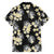 Black Tropical Hawaii Family Matching Off Shoulder Short Dress and Hawaiian Shirt Seamless Monstera Plumeria Hawaiian Pattern - Polynesian Pride