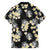 Black Tropical Hawaii Family Matching Short Sleeve Bodycon Dress and Hawaiian Shirt Seamless Monstera Plumeria Hawaiian Pattern - Polynesian Pride