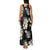 Black Tropical Hawaii Family Matching Tank Maxi Dress and Hawaiian Shirt Seamless Monstera Plumeria Hawaiian Pattern - Polynesian Pride