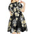 Black Tropical Hawaii Kid Short Sleeve Dress Seamless Monstera Plumeria Hawaiian Pattern - Polynesian Pride