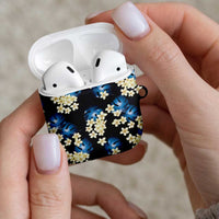 Blue Tropical Hawaii AirPods Case Seamless Monstera Plumeria Hawaiian Pattern LT14 - Polynesian Pride