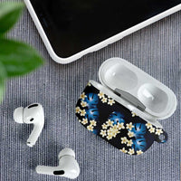 Blue Tropical Hawaii AirPods Case Seamless Monstera Plumeria Hawaiian Pattern LT14 - Polynesian Pride