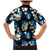 Blue Tropical Hawaii Family Matching Mermaid Dress and Hawaiian Shirt Seamless Monstera Plumeria Hawaiian Pattern - Polynesian Pride