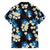 Blue Tropical Hawaii Family Matching Off Shoulder Short Dress and Hawaiian Shirt Seamless Monstera Plumeria Hawaiian Pattern - Polynesian Pride