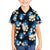 Blue Tropical Hawaii Kid Hawaiian Shirt Seamless Monstera Plumeria Hawaiian Pattern - Polynesian Pride