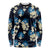 Blue Tropical Hawaii Long Sleeve Shirt Seamless Monstera Plumeria Hawaiian Pattern - Polynesian Pride