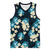 Dark Cyan Tropical Hawaii Basketball Jersey Seamless Monstera Plumeria Hawaiian Pattern - Polynesian Pride